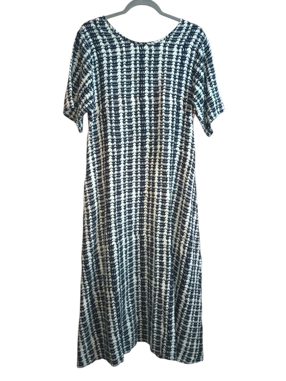 NOA NOA Hawaii Batik Printed Breezy Linen Blend Midi Dress Size Large